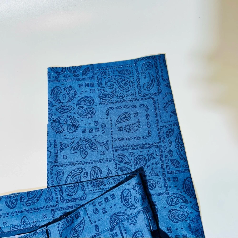 Peter Millar pants EB66 Delos Paisley performance golf pants men size 34 X 30 - Picture 7 of 11